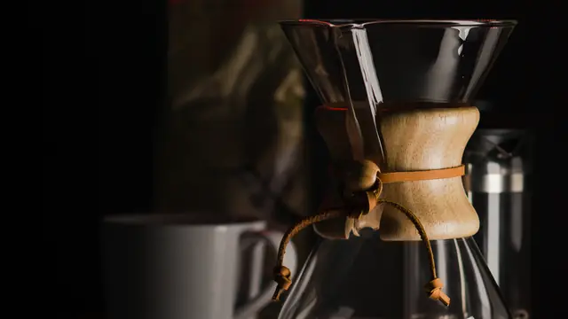 La Chemex, avant la dégustation — Agrandir