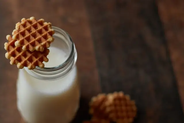Des gaufrettes pour le goûter des enfants — Agrandir