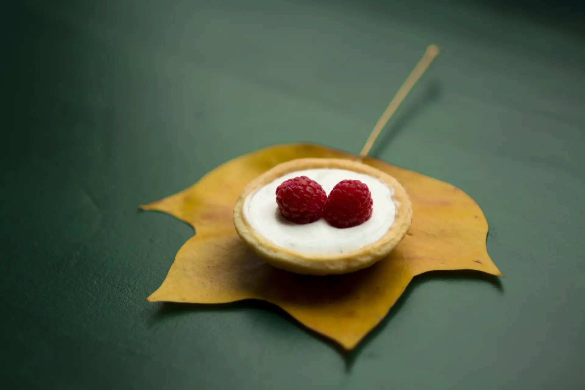 Tartelette aux framboises